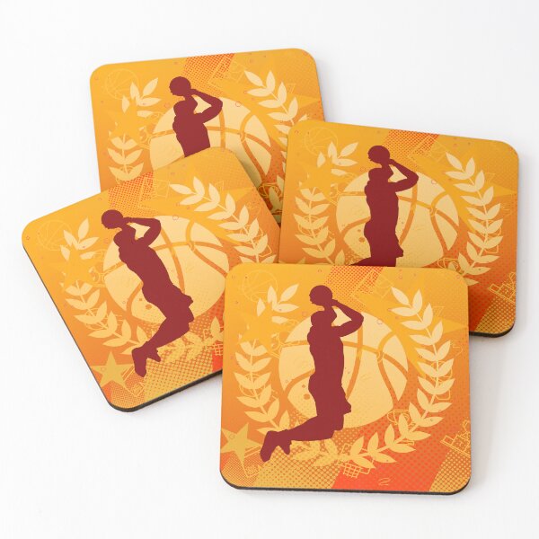 Item preview, Basketball Player Silhouette Slam Dunk designed and sold by chaaval.