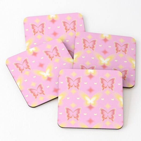 Item preview, Pink Y2K Glowing Butterfly Pattern designed and sold by jianina-alondra.
