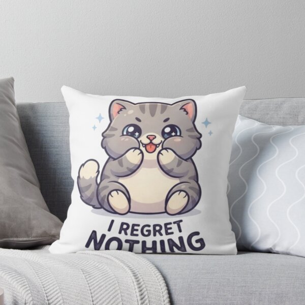Item preview, Funny Cat I Regret Nothing – Cute Kawaii Sassy Cat Gift designed and sold by PrintforDesign.