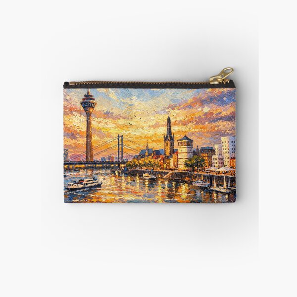 Item preview, A painting of Dusseldorf, Germany – A Beautiful place in Europe. designed and sold by GalleryKauffeld.