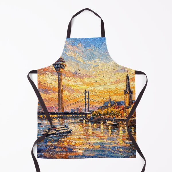 Item preview, A painting of Dusseldorf, Germany – A Beautiful place in Europe. designed and sold by GalleryKauffeld.