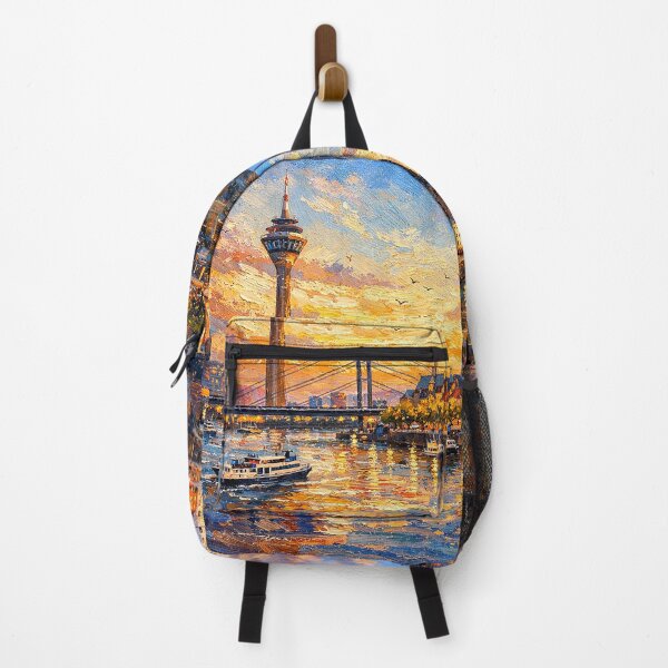 Item preview, A painting of Dusseldorf, Germany – A Beautiful place in Europe. designed and sold by GalleryKauffeld.