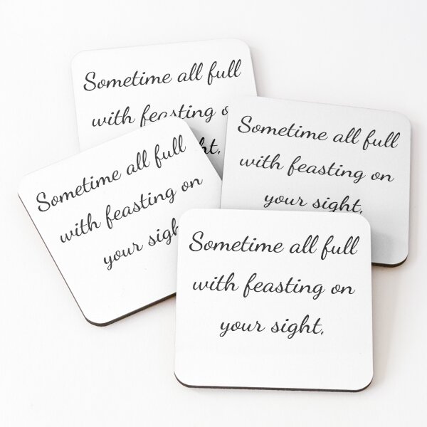 Item preview, “A veces, todo se llena de un festín con tu vista”, - letra negra designed and sold by ariksworld.