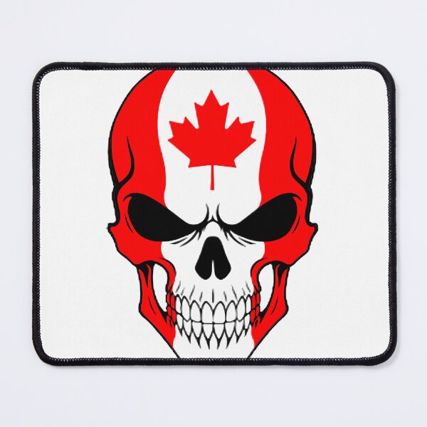 Item preview, Canada Skull Flag ⭐⭐⭐⭐⭐ designed and sold by Beautyinme.