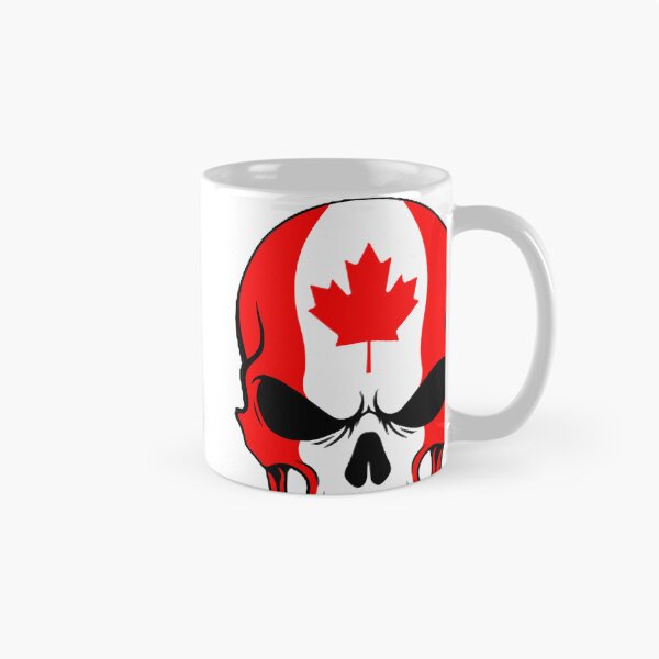 Item preview, Canada Skull Flag ⭐⭐⭐⭐⭐ designed and sold by Beautyinme.