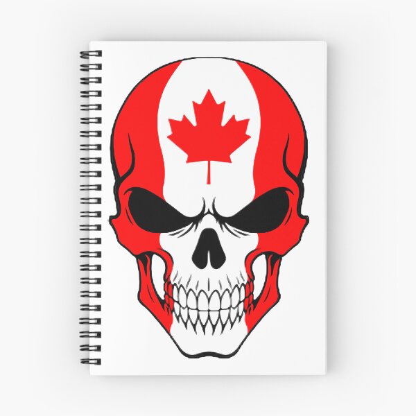 Item preview, Canada Skull Flag ⭐⭐⭐⭐⭐ designed and sold by Beautyinme.