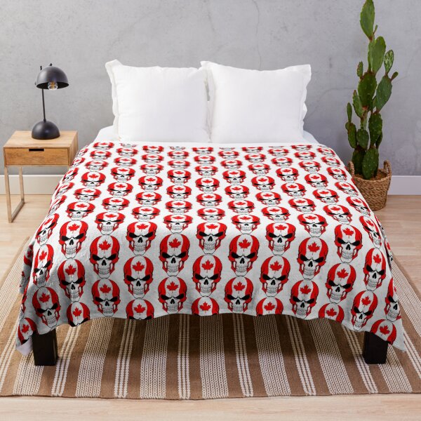 Item preview, Canada Skull Flag ⭐⭐⭐⭐⭐ designed and sold by Beautyinme.