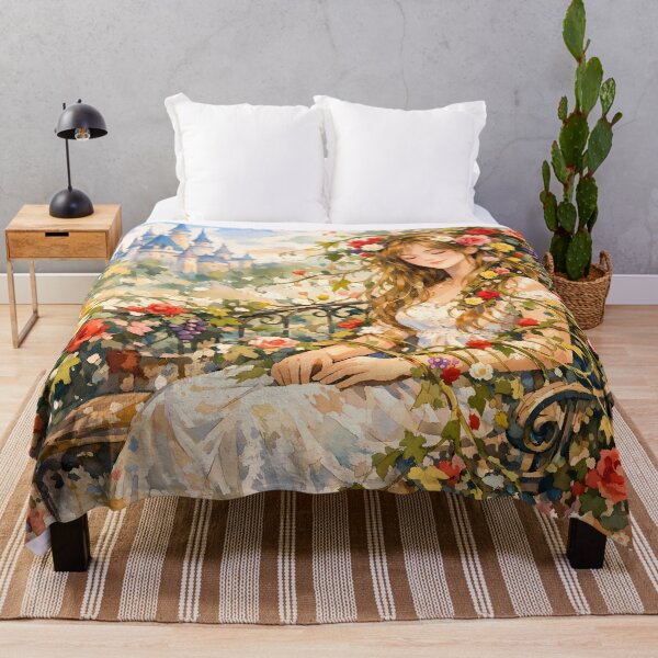 Item preview, Dreamy Garden Castle Scene designed and sold by cuprum.