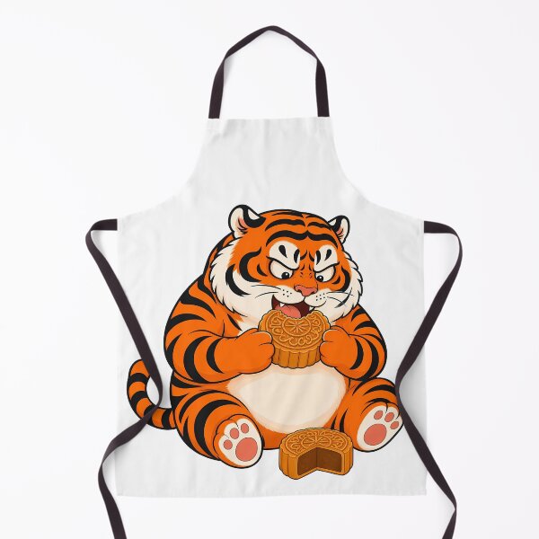 Item preview, Chubby Tiger Biting Mid Autumn Mooncake designed and sold by aigcx.