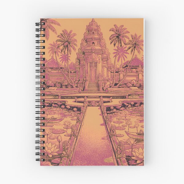 Item preview, Pura Taman Saraswati Bali Vintage Travel Poster designed and sold by Bubblaco.