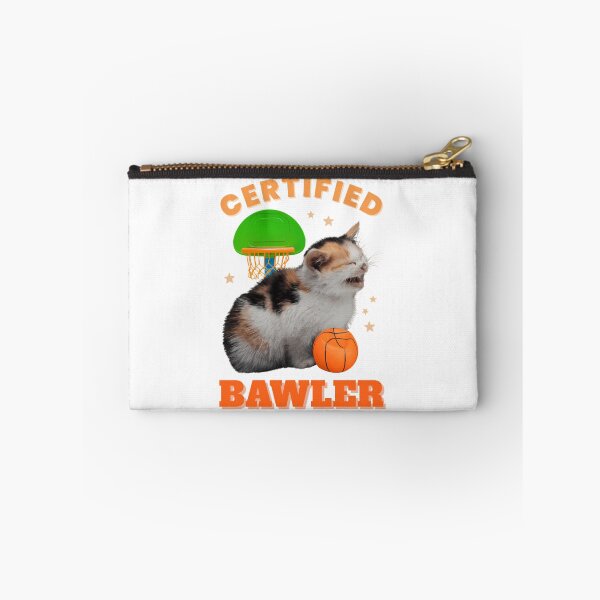 Item preview, Certified Bawler Funny Cat Basketball Baller Meme designed and sold by RoumiArtf.