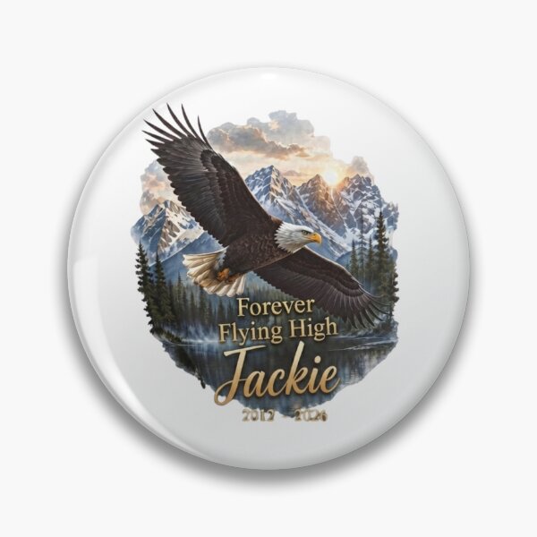 Item preview, Jackie Bald Eagle Memorial, Forever Flying High 2012-2026 designed and sold by tariancoveghh.