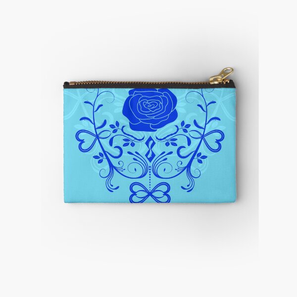 Item preview, Rose ornament, blue designed and sold by RedPoppyStudio.