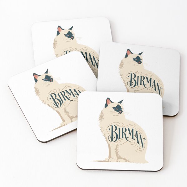 Item preview, Birman Cat Word Art | Typography Cat Silhouette Design designed and sold by AyfuDesigns.
