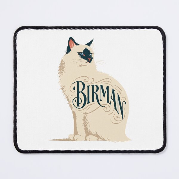 Item preview, Birman Cat Word Art | Typography Cat Silhouette Design designed and sold by AyfuDesigns.