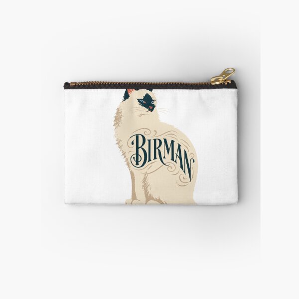 Item preview, Birman Cat Word Art | Typography Cat Silhouette Design designed and sold by AyfuDesigns.