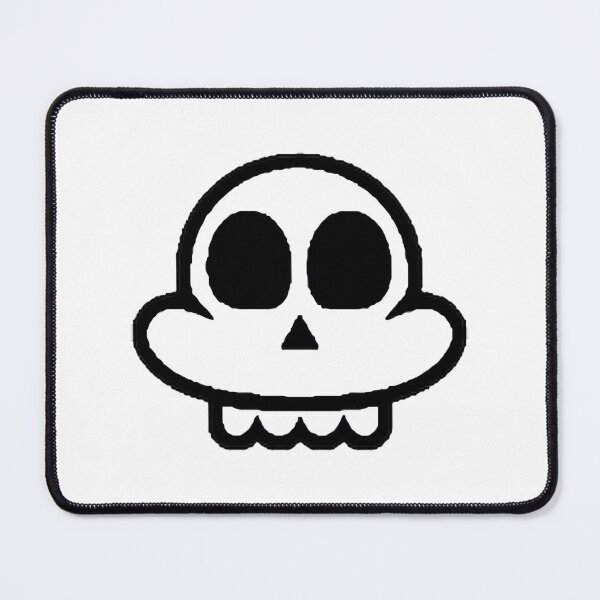 Item preview, Cartoon Kawaii White Minimalist Skull Funny LIMITED EDITION designed and sold by D-media.