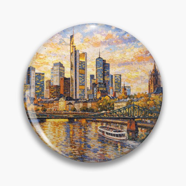 Item preview, A painting of Frankfurt, Germany – A Beautiful place in Europe. designed and sold by GalleryKauffeld.