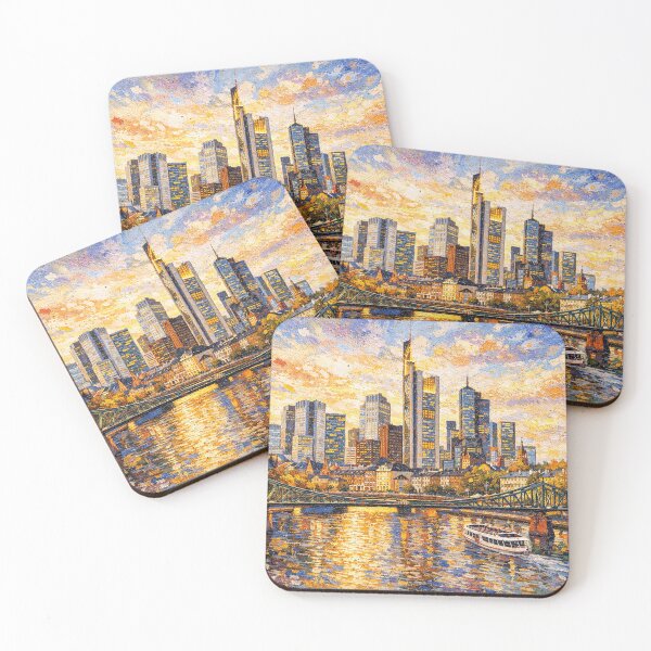 Item preview, A painting of Frankfurt, Germany – A Beautiful place in Europe. designed and sold by GalleryKauffeld.