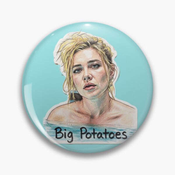 Item preview, Florence Pugh Big Potatoes designed and sold by MattBStickers.