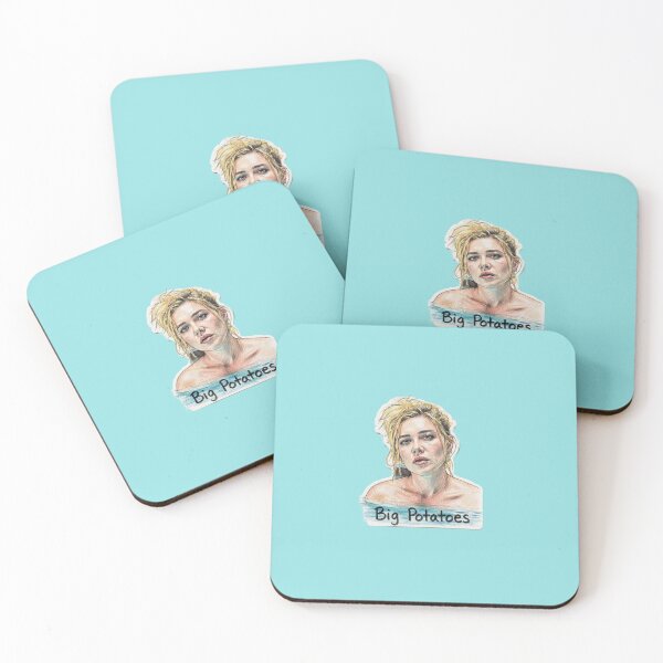 Item preview, Florence Pugh Big Potatoes designed and sold by MattBStickers.