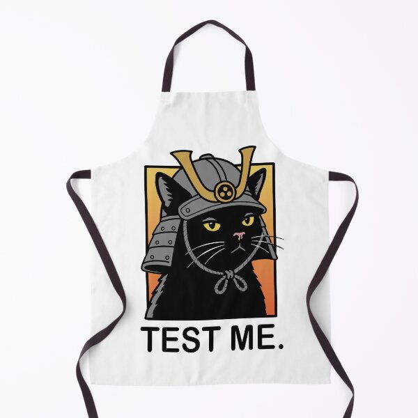 Item preview, Samurai Black Cat - Test Me designed and sold by SakuraHaven.