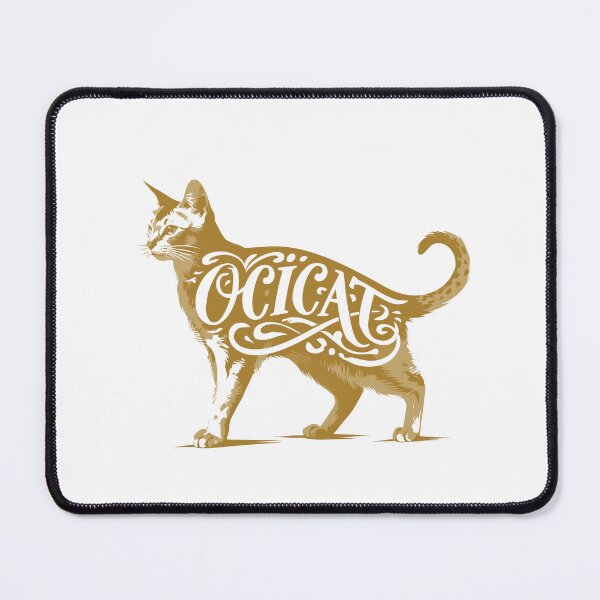 Item preview, Ocicat Word Art | Typography Cat Silhouette Design designed and sold by AyfuDesigns.