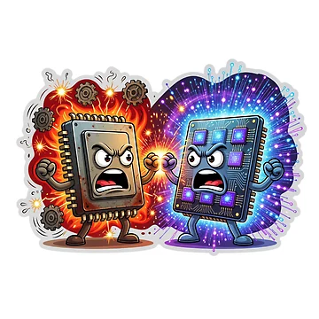 Artwork thumbnail, Classic Modern Processor Rivalry by Imaginarium of Chaos falcon88