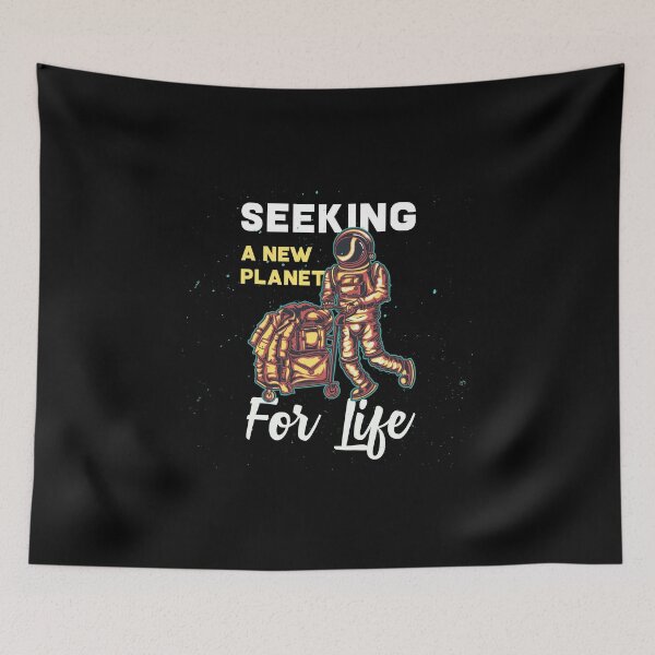 Item preview, Seeking a New Planet for Life - Sci-Fi Space Exploration & Astronomy Design designed and sold by DesignsCornerCo.