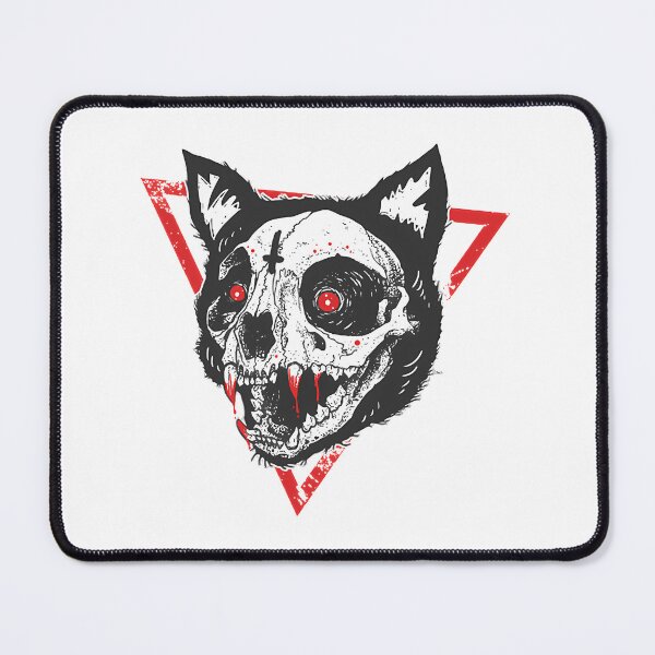 Item preview, Edgy Cat Skull Illustration – Gothic Animal Art Print ⭐⭐⭐⭐⭐ designed and sold by D-media.