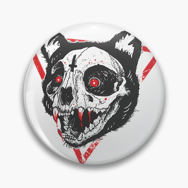 Item preview, Edgy Cat Skull Illustration – Gothic Animal Art Print ⭐⭐⭐⭐⭐ designed and sold by D-media.