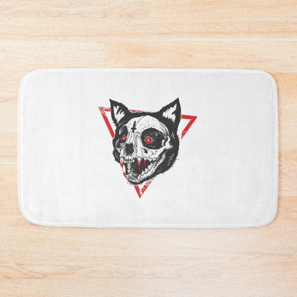 Item preview, Edgy Cat Skull Illustration – Gothic Animal Art Print ⭐⭐⭐⭐⭐ designed and sold by D-media.