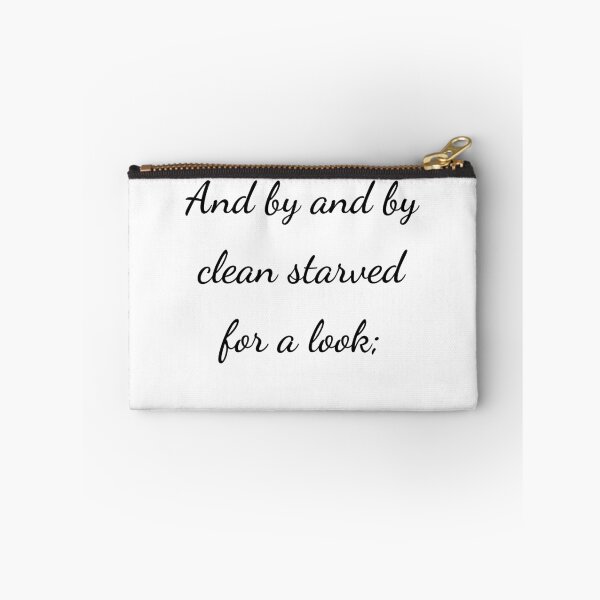 Item preview, “And by and by clean starved for a look;” - handwriting black designed and sold by ariksworld.