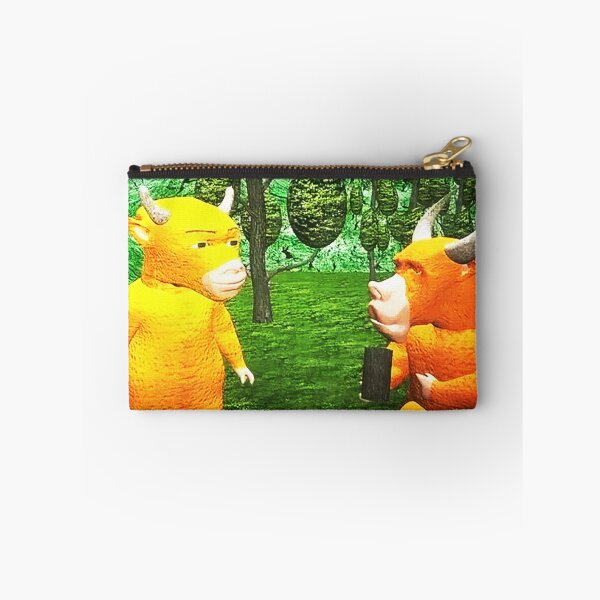 Item preview, Niu Lai 牛来 Mother Cow and Bull Scene from Chinese Blockbuster Terrible Animation designed and sold by PrintondemArt.