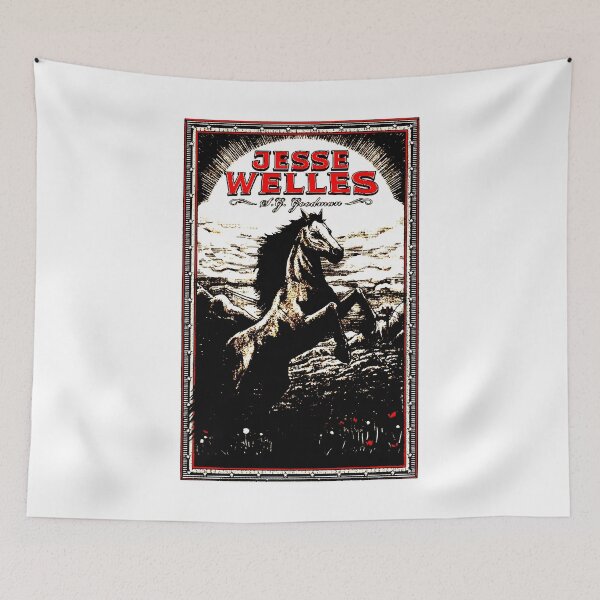 Item preview, Americana Red Typography Black Silhouette Horse designed and sold by billiasbros.