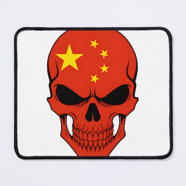 Item preview, China Skull Flag PERFECT GIFT FOR YOU AND FRIENDS designed and sold by D-media.