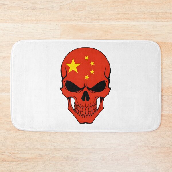 Item preview, China Skull Flag PERFECT GIFT FOR YOU AND FRIENDS designed and sold by D-media.