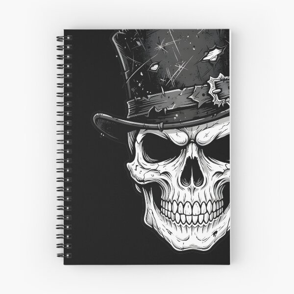 Item preview, Vintage Steampunk skull with top hat. Dark aesthetic. designed and sold by OH-MY-GOTH.