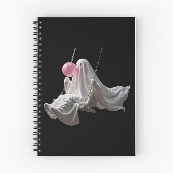 Item preview, Cute Ghost With Pink Balloon Halloween Art designed and sold by KevinorNorris.