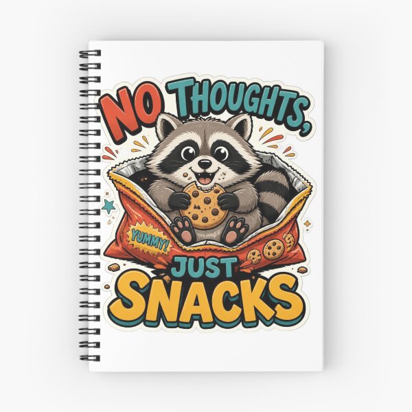 Item preview, no thoughts just snacks  designed and sold by alzahra.