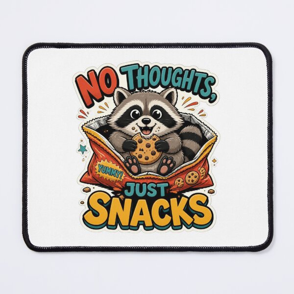Item preview, no thoughts just snacks  designed and sold by alzahra.