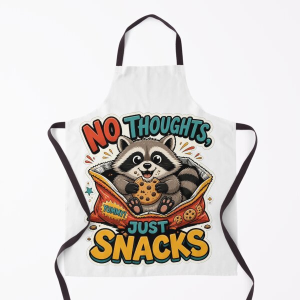 Item preview, no thoughts just snacks  designed and sold by alzahra.