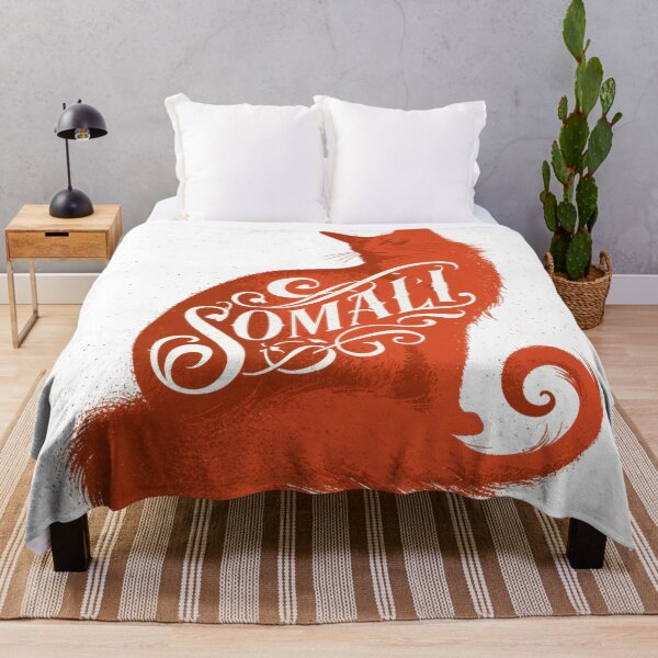 Item preview, Somali Cat Word Art | Typography Cat Silhouette Design designed and sold by AyfuDesigns.