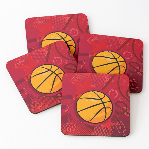Item preview, Dynamic Red Basketball Grunge Pattern designed and sold by chaaval.