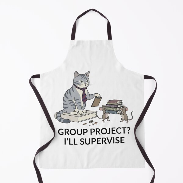 Item preview, Group Project? I'll Supervise - Cat Design designed and sold by RunningWhiskers.