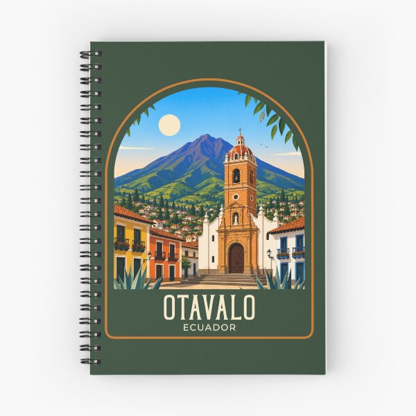 Item preview, Otavalo Vintage Travel Illustration designed and sold by HomeLivingCo.