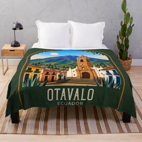 Artikelvorschau, Otavalo Vintage Reiseillustration entworfen und verkauft von HomeLivingCo.