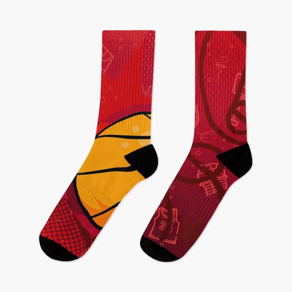 Item preview, Dynamic Red Basketball Grunge Pattern designed and sold by chaaval.