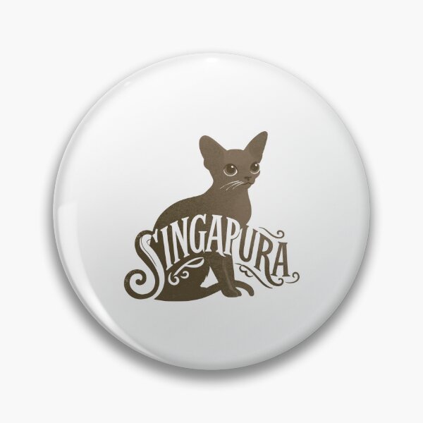 Item preview, Singapura Cat Word Art | Typography Cat Silhouette Design designed and sold by AyfuDesigns.