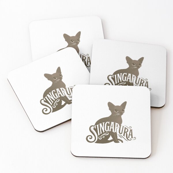 Item preview, Singapura Cat Word Art | Typography Cat Silhouette Design designed and sold by AyfuDesigns.